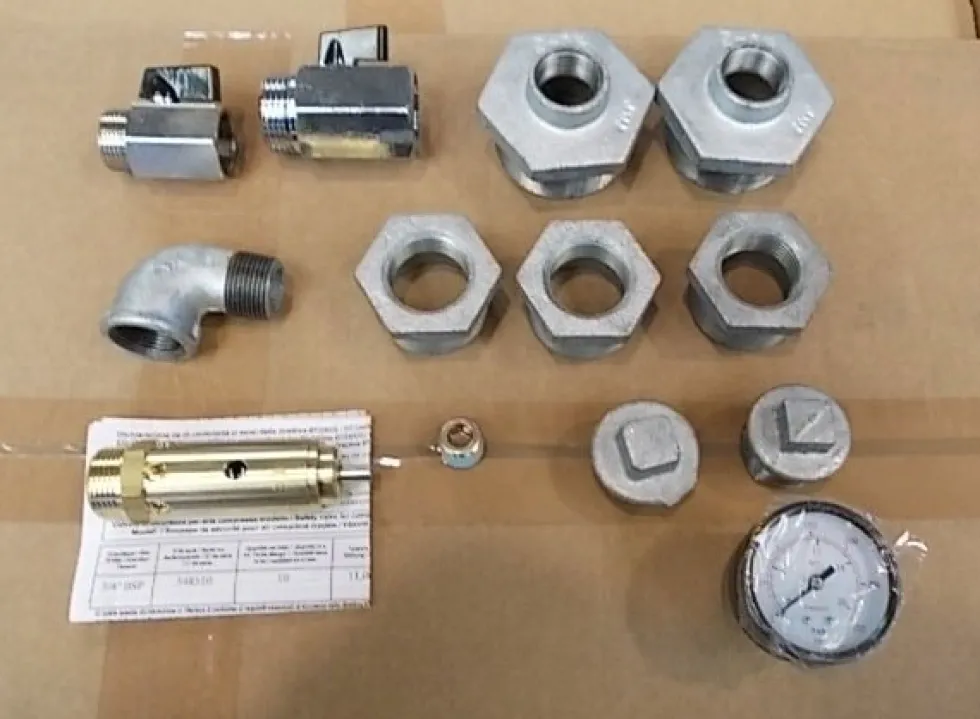 Abac Kit för vertikal tryckluftstank 900 / 500 liter