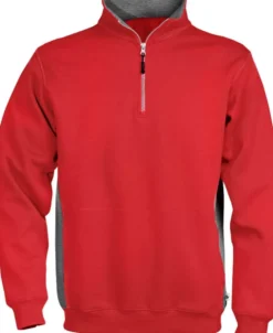 Acode Sweatshirt med kort dragkedja 1705 DF
