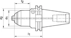 Albrecht Precisionsborrchuck kort AKL DIN 69871