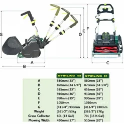 Allett Stirling 51 Sport Cylindergräsklippare