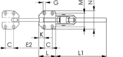 Amf Låsspännare 6847