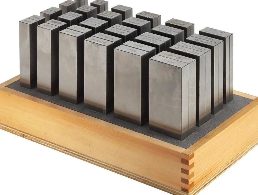 Amf Parallellunderläggsats 6348P i träetui
