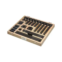 Amf Spännverktygsats 6520 M12x12mm 42 delar, i träetui