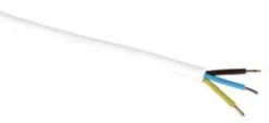 Amiga Kabel RKK 3G1 Vit 10m