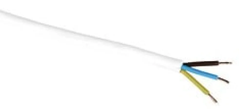 Amiga Kabel RKK 3G1 Vit 10m