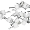Amiga Ledningshållare Vit 5-7 Rund 100-pack