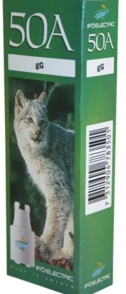 Amiga Porslinssäkring 50A Vit trög 5-pack