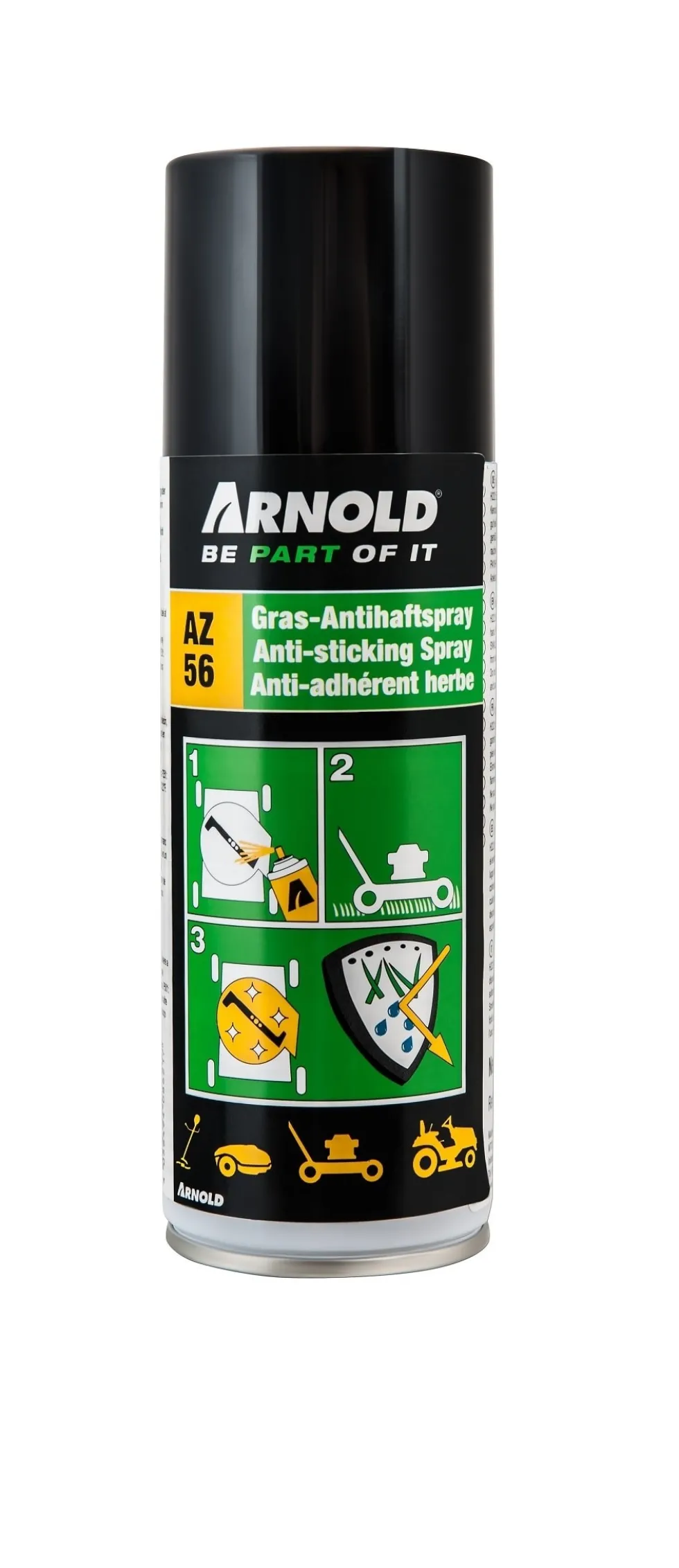 Antistick spray för gräsklippare & snöslungor