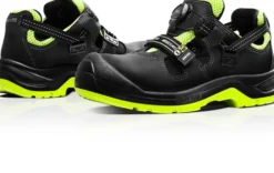 Arbesko 929 Svart/Lime Skyddssko