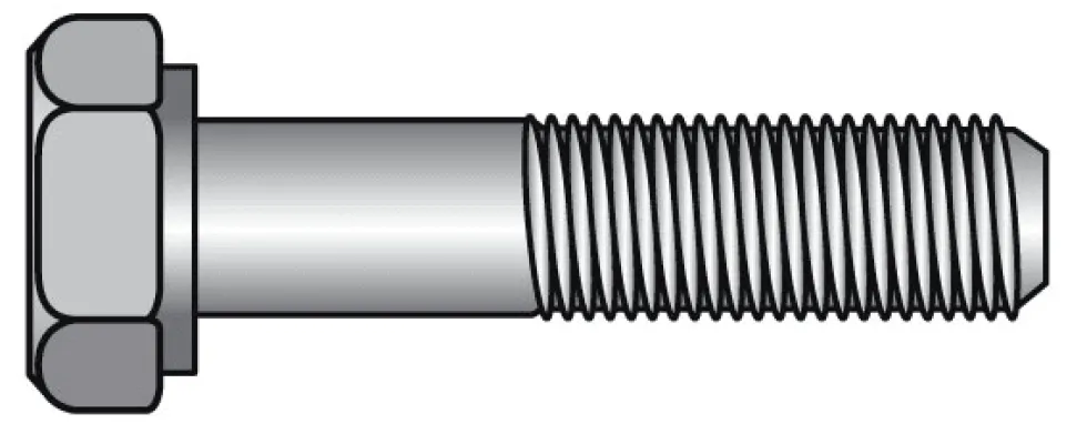 Arvid Nilsson Sexkantskruv M6S I4014-8.8U-FZV M12x60mm 100-pack