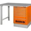 Bahco Arbetsbänk 1495K6CWB18TS 6 lådor 1800 mm orange stål