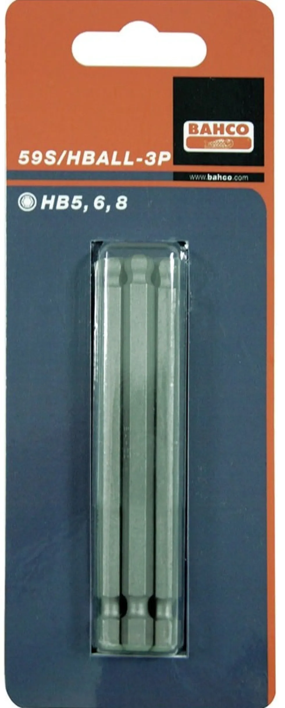 Bahco Bits 59S 1/4'' Insex med kula 89mm