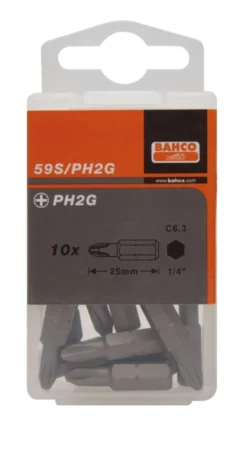 Bahco Bits 59S 1/4'' PH2G 25mm