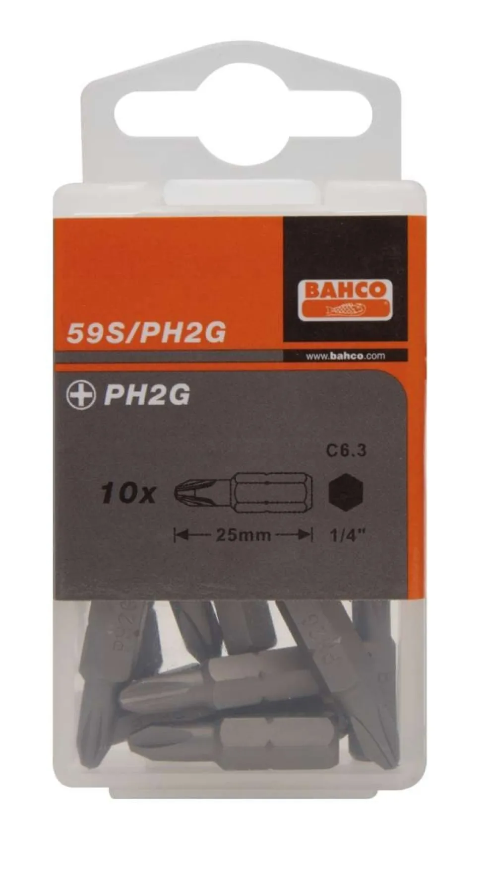 Bahco Bits 59S 1/4'' PH2G 25mm