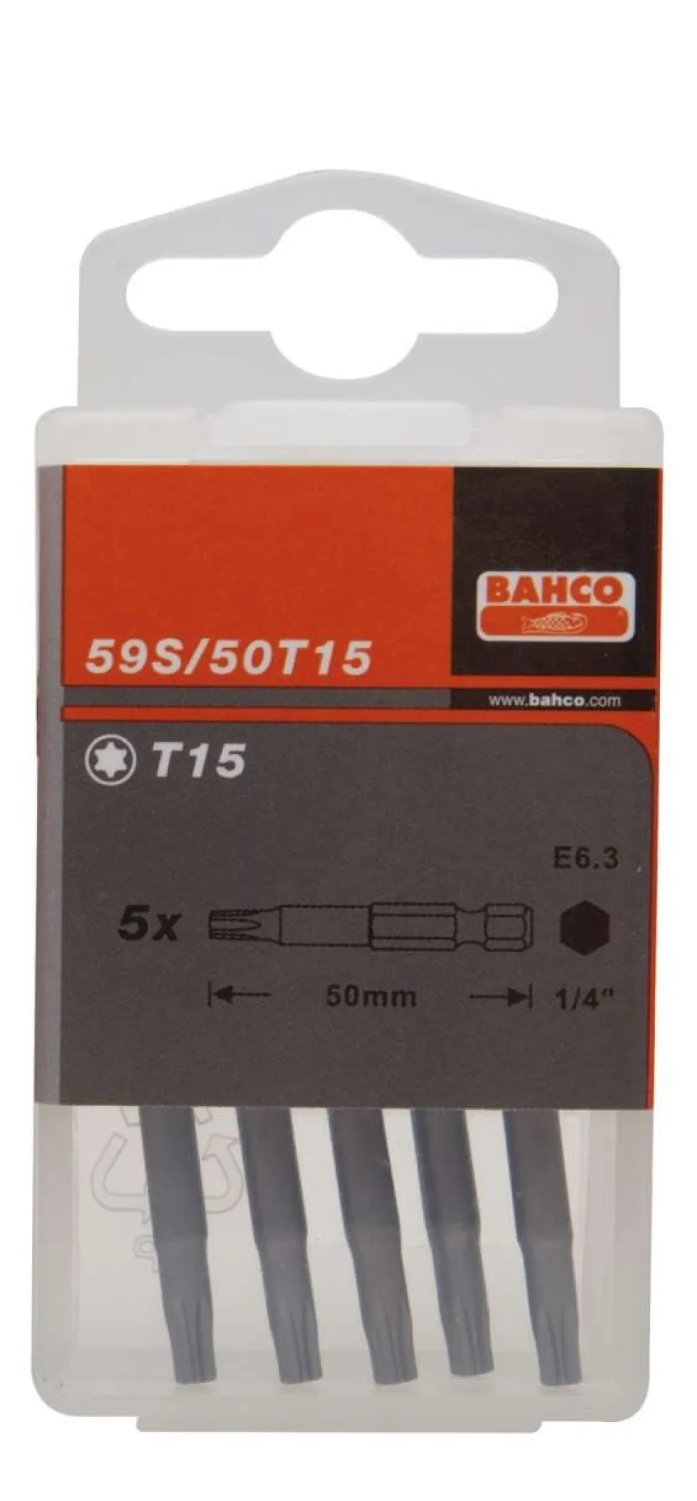 Bahco Bits 59S 1/4'' Torx 50mm