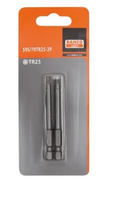 Bahco Bits 59S 1/4'' Torx TR 70mm 2-pack