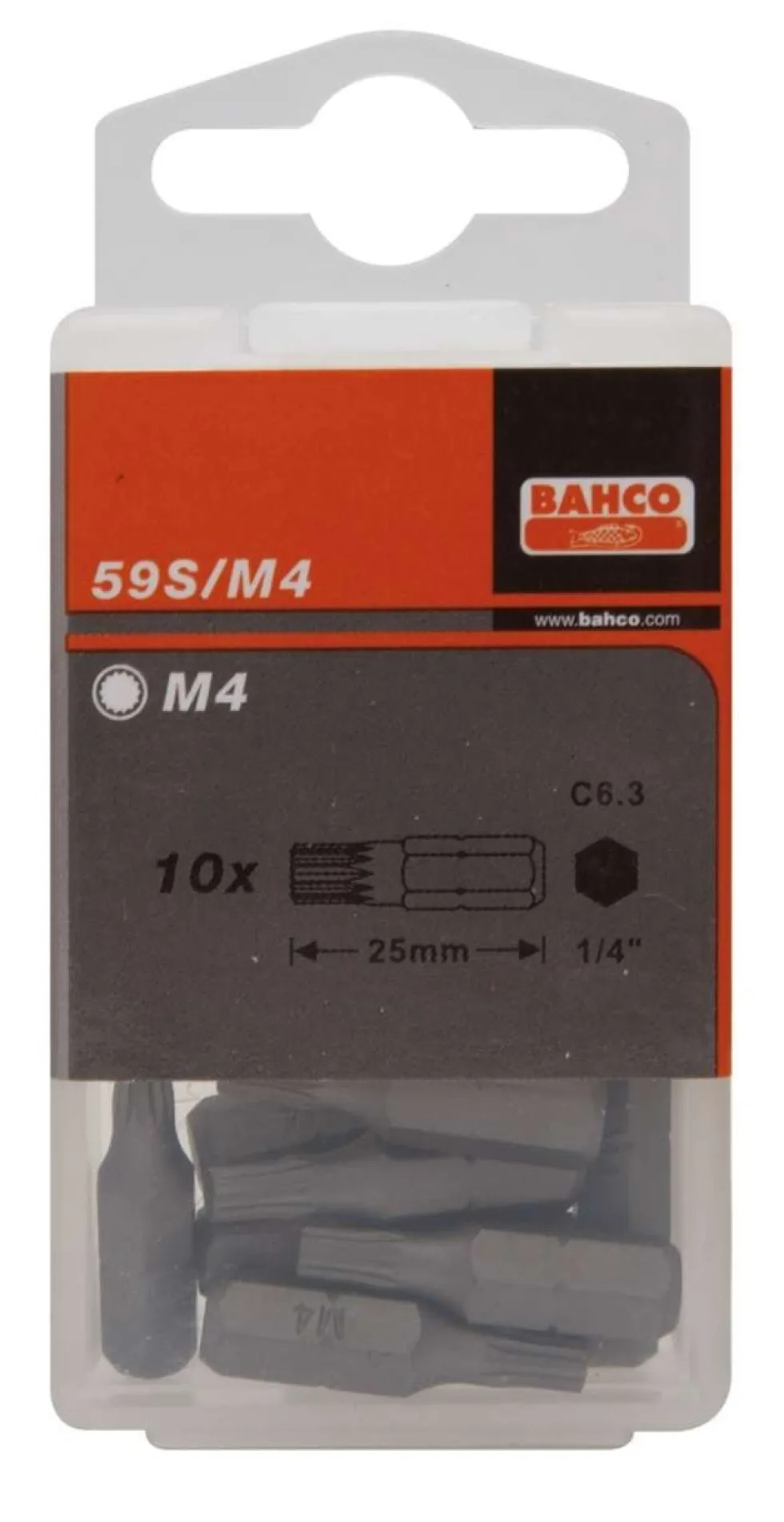 Bahco Bits 59S 1/4'' XZN M 25mm