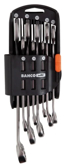 Bahco Blocknyckel 111M/SH8 i sats 8-22mm 8 delar, i hållare