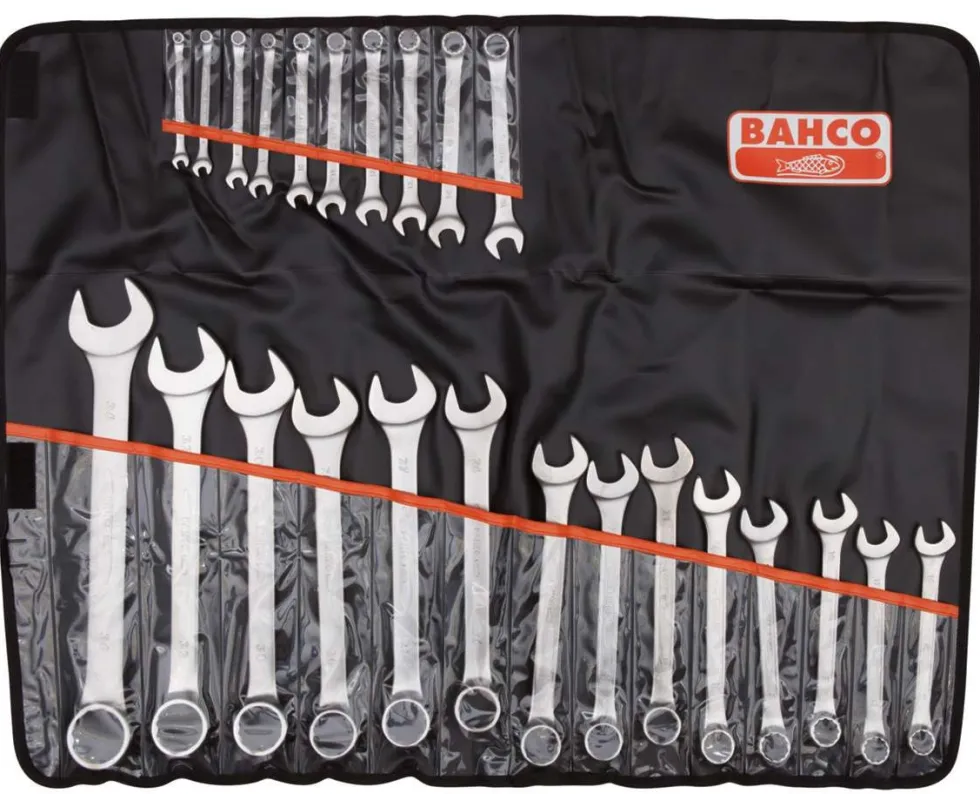 Bahco Blocknyckel 111M/24T i sats 6-36mm 24 delar, i etui