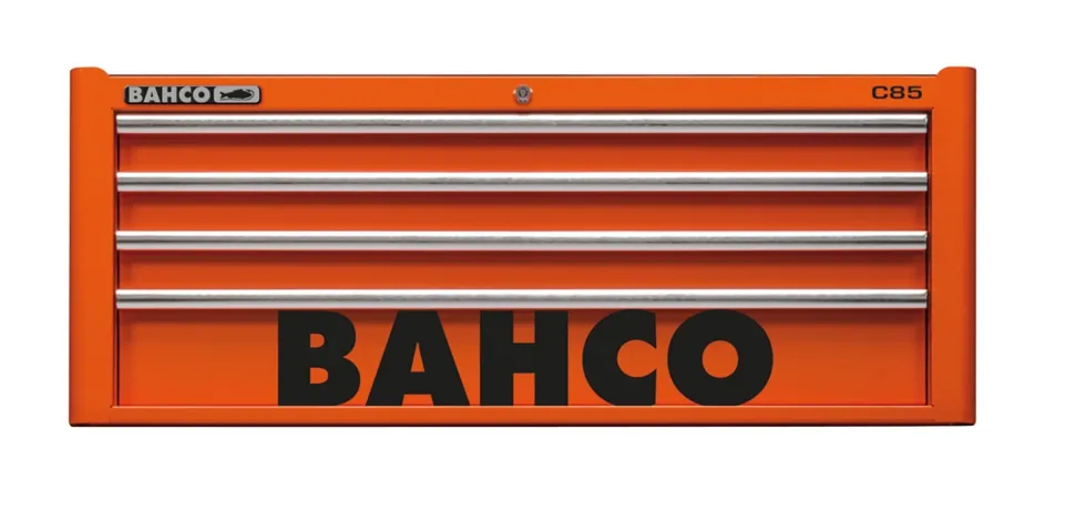 Bahco Classic överskåp med 4 lådor 40" C85 Röd