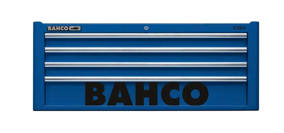 Bahco Classic överskåp med 4 lådor 40" C85 Röd