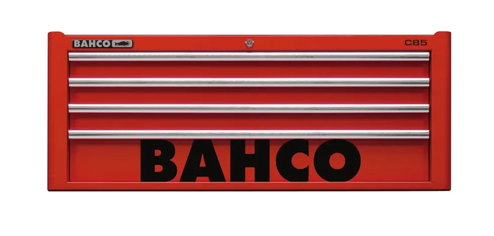 Bahco Classic överskåp med 4 lådor 40" C85 Röd