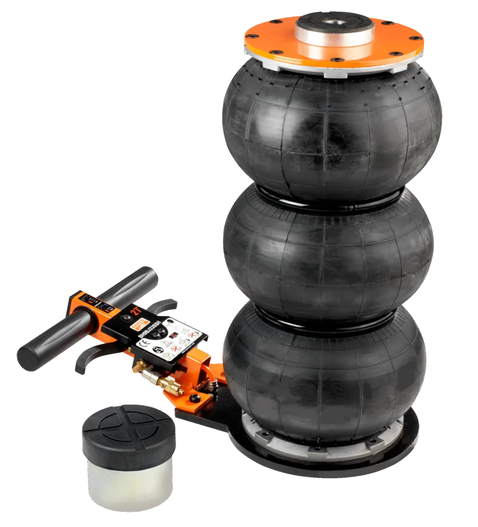 Bahco Domkraft BH9BJ23SSH 2 ton, tryckluft, tresteg, kort
