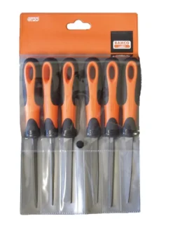 Bahco Handfil 1-476 ERGO i sats 100mm Fin 6 delar