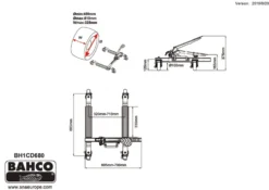 Bahco Hjuldolly BH1CD680 680 kg