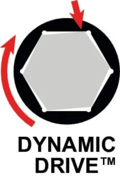 Bahco Krafthylsor D-DD/S20 1/2'' i sats 10-19mm 6-kant 20 delar