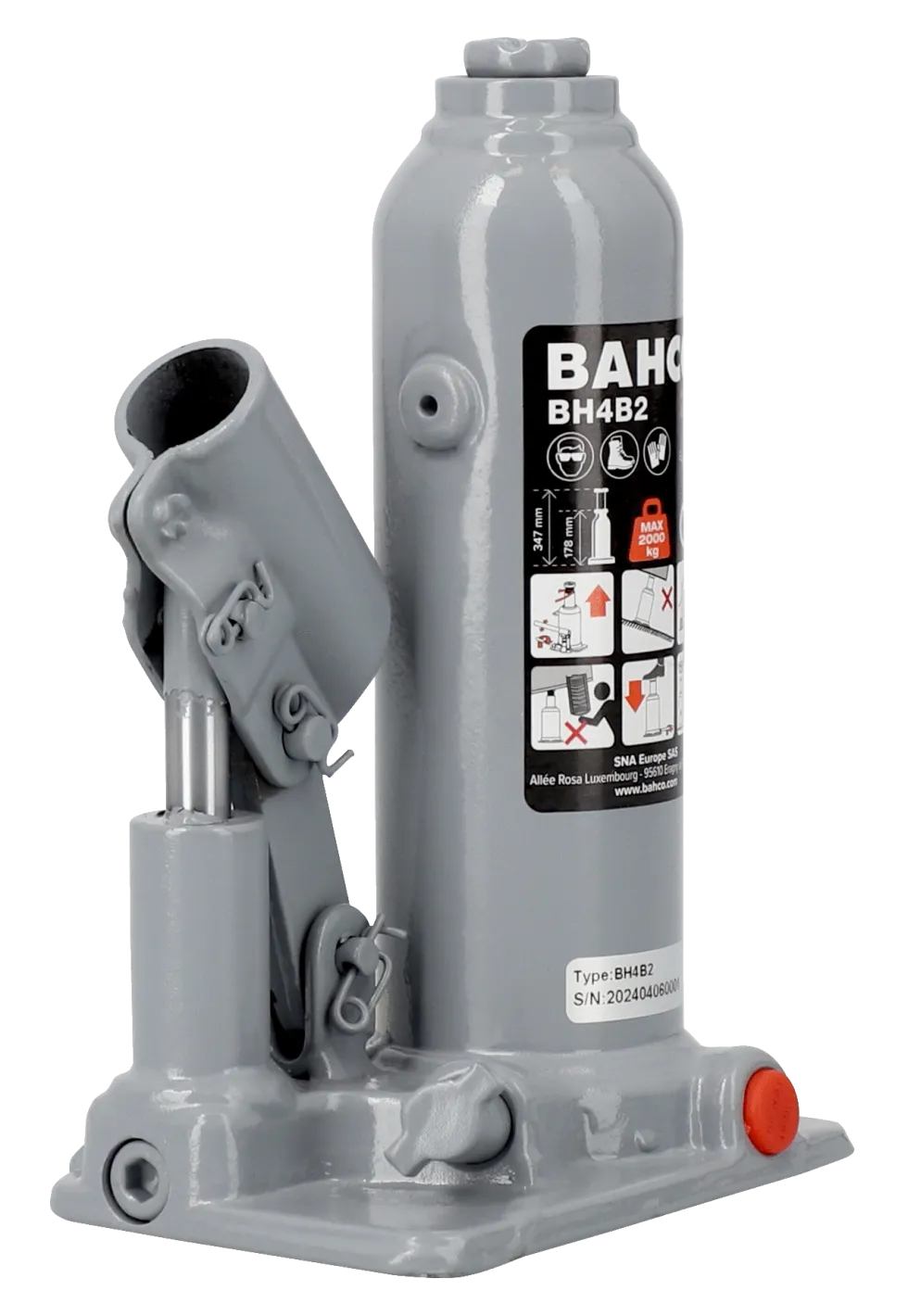 Bahco Pelardomkraft BH4B2 Premium 2 ton, hyrdaulisk