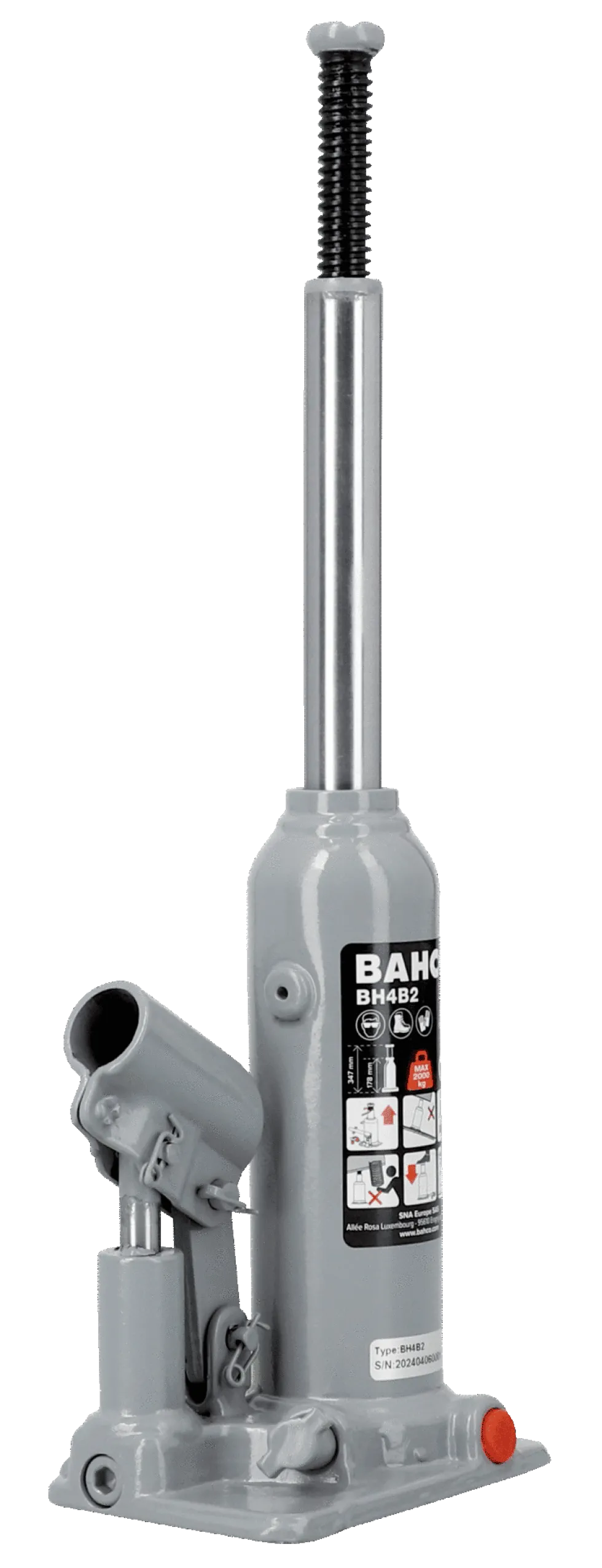 Bahco Pelardomkraft BH4B2 Premium 2 ton, hyrdaulisk