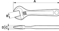 Bahco Skiftnyckel 9029-9035 ERGO med gummihandtag