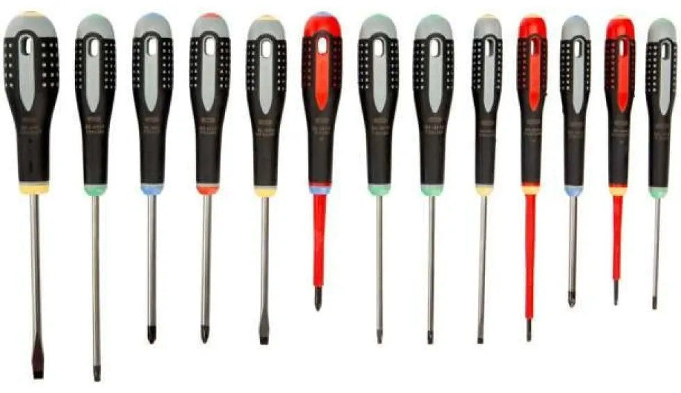 Bahco Skruvmejsel BE-9875 ERGO i sats Spår/PH/PZ/Torx 13 delar
