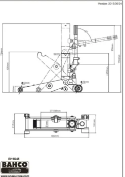 Bahco Truckdomkraft BH1S45 4t-5t