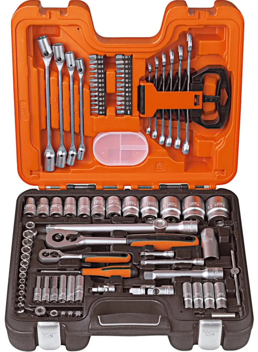 Bahco Verktygssats S910 1/4'', 1/2'' 91 delar, mekanikerset