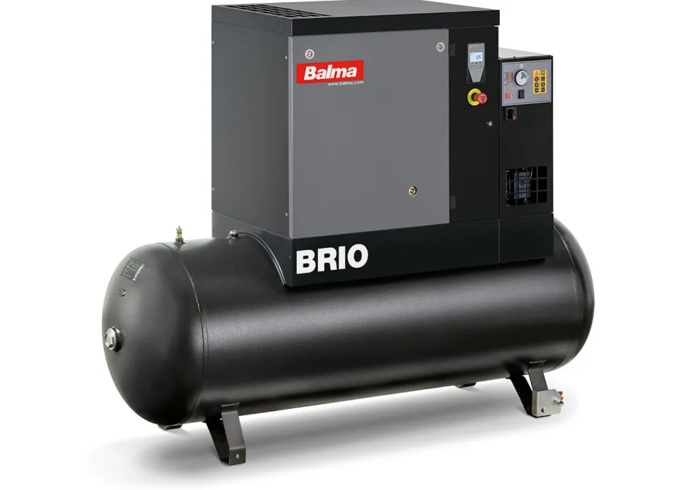 Balma Skruvkompressor Brio.E 15kW 10 bar TM 270 l med kyltork