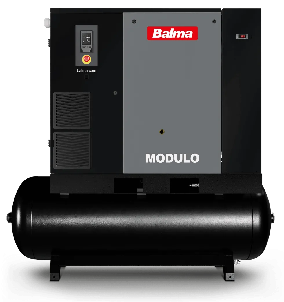 Balma Skruvkompressor Modulo PM.IE 18kW 10 bar 500 l med inverter och kyltork