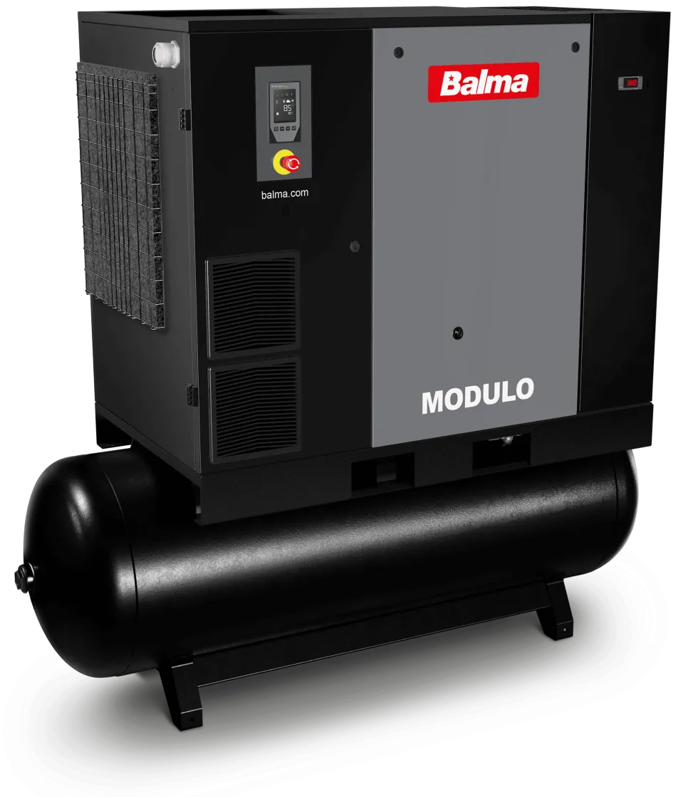 Balma Skruvkompressor Modulo PM.IE 18kW 10 bar 500 l med inverter och kyltork