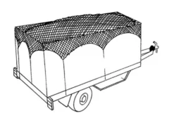 Bema Släpkärrenät PP Maska 35x35mm