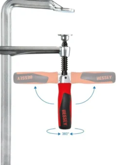 Bessey Skruvtving GZ-12KG med 2-komponentgrepp