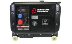 Bimson Elverk 5.5kW 3-fas diesel, trådlös fjärrkontroll