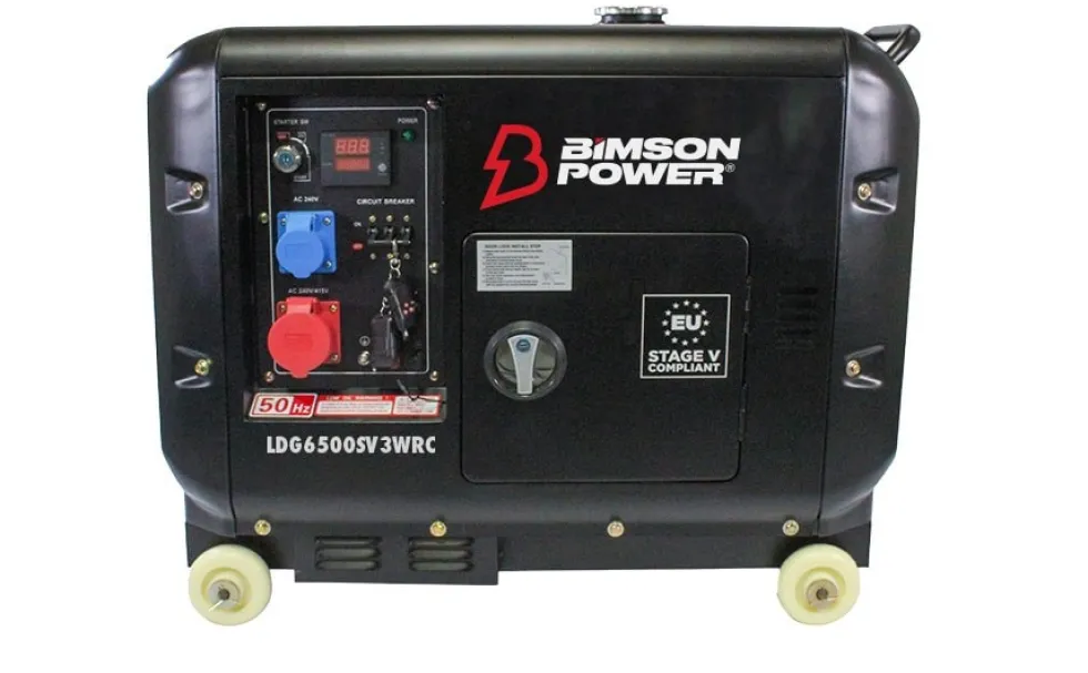 Bimson Elverk 5.5kW 3-fas diesel, trådlös fjärrkontroll