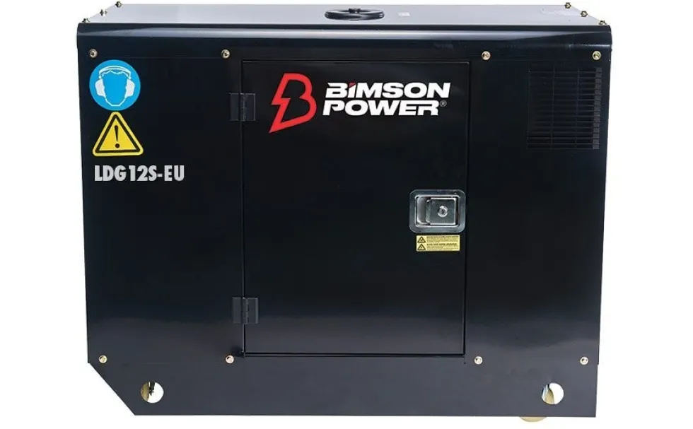 Bimson Elverk LDG12S3 12,5kW 3-fas diesel tystgående