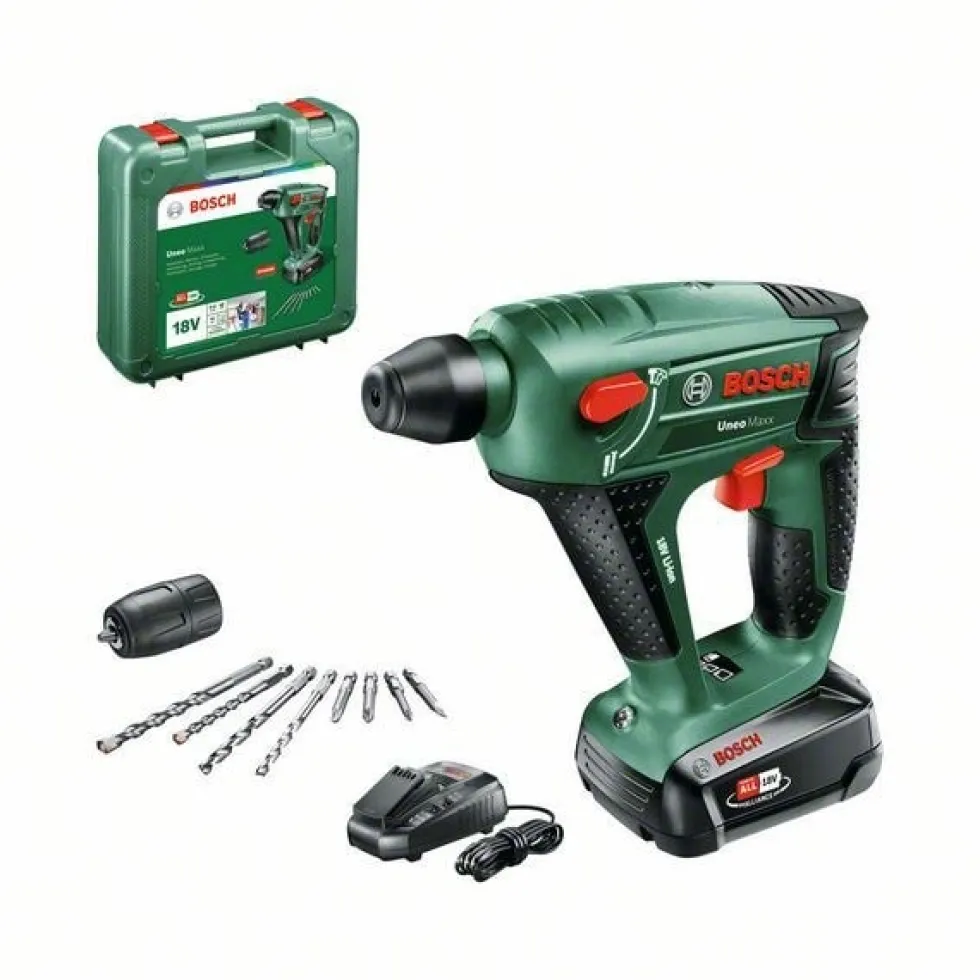 Bosch Borrhammare Uneo Maxx 18V med 1x2,5Ah batteri & laddare