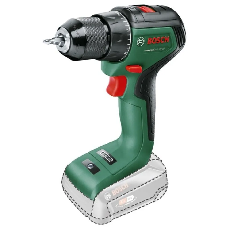 Bosch DIY Borrskruvdragare Univ Drill 18V-60 2X2Ah