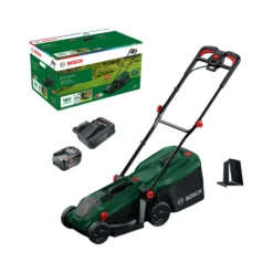 Bosch DIY Gräsklippare Rotak 18V-32 med 1x4Ah batteri och laddare