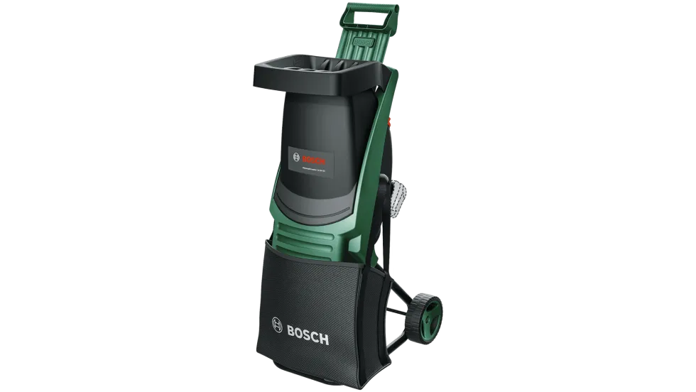 Bosch DIY Kompostkvarn Unishredder 2x18V-25 med 2x4Ah batterier och laddare