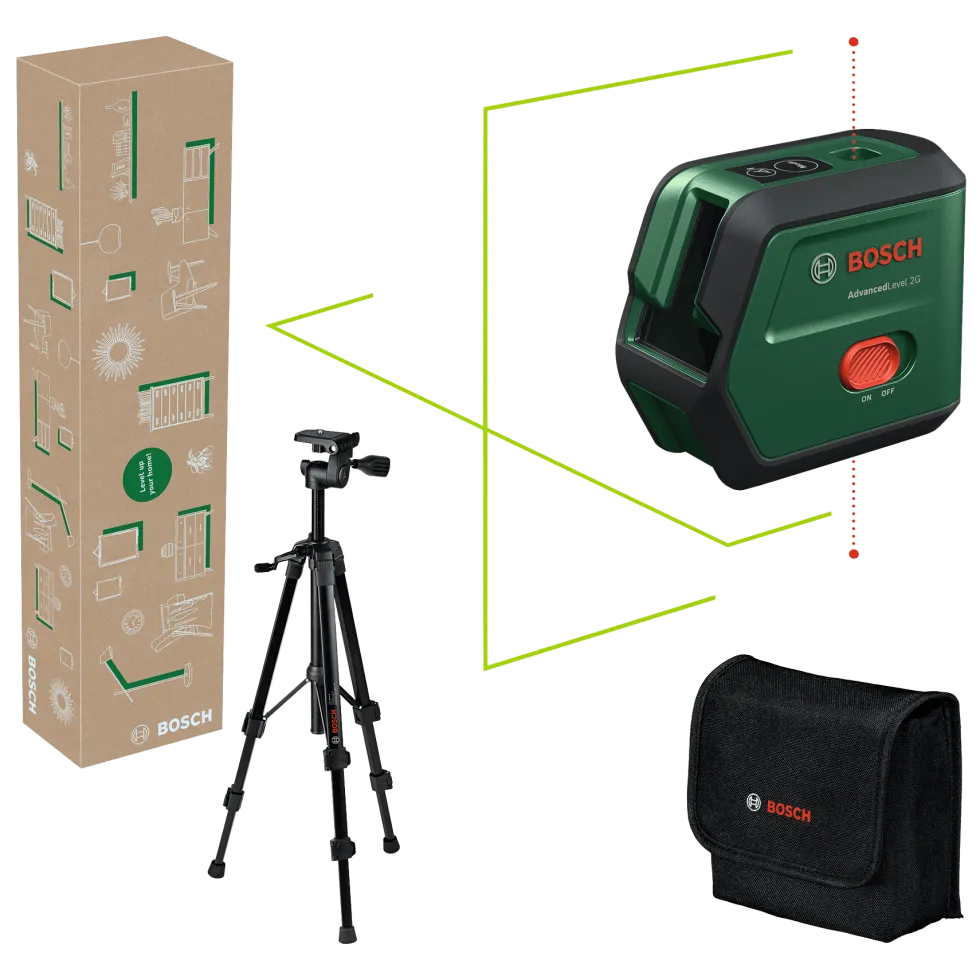 Bosch DIY Krysslaser Advancedlevel 2G Med TT120 E