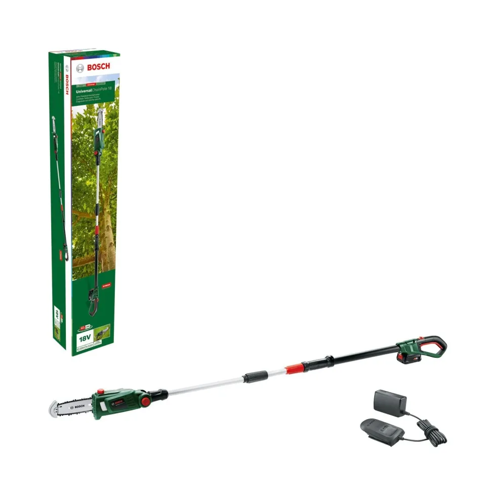 Bosch Grensåg Teleskopisk 18V med 1x2,5Ah batteri & laddare